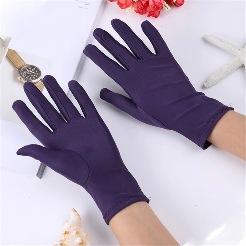 2pcs Flexible Spandex Gloves Durability Antiskid Gloves Fitness Cycling Mittensfor Cycling, Fitness, and Household Tasks