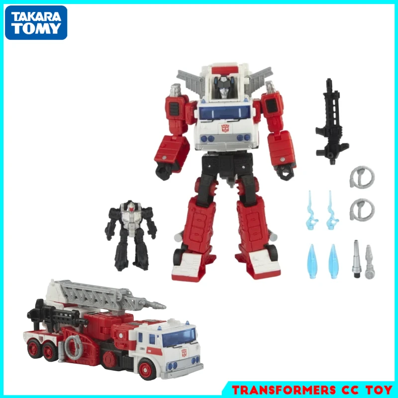 

In stock Takara Tomy Transformers Toy Generations Selects WFC-GS26 Artfire&Nightstick Action Figure Robot Children's Toy