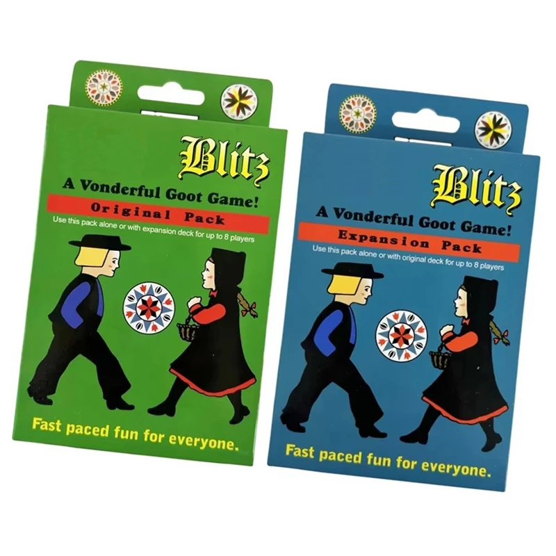 

Нидерландская Блицкриг: оригинальная и расширенная версия, быстрая карточная игра для веселья всей семьи.