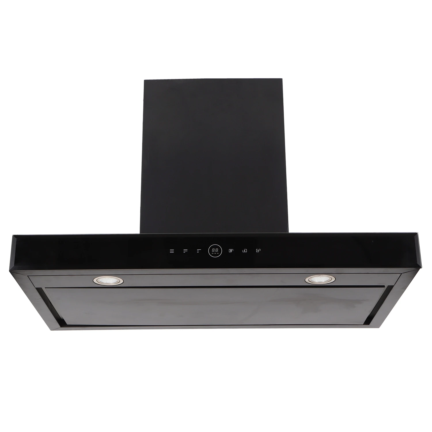 Factory Price Smart Island Range Hoods Vented Exhaust Low Noise 3-Speed Push Button Control Class Energy Efficiency for Hotel