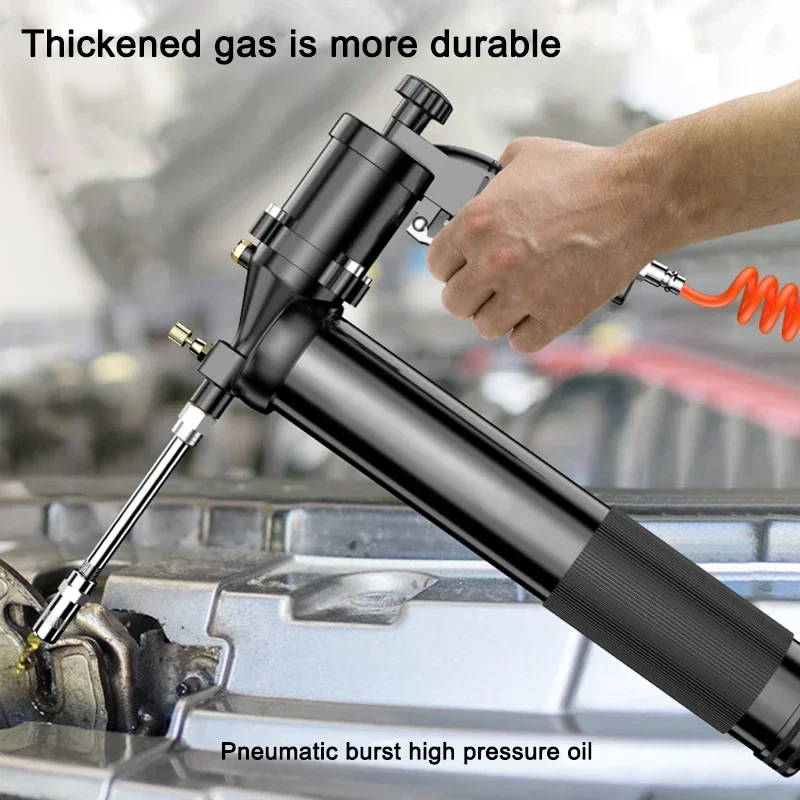 New 220v Pneumatic Butter Gun Excavator Special Lubricating Oil Filler Manual High Pressure Automatic Butter Artifact Tool