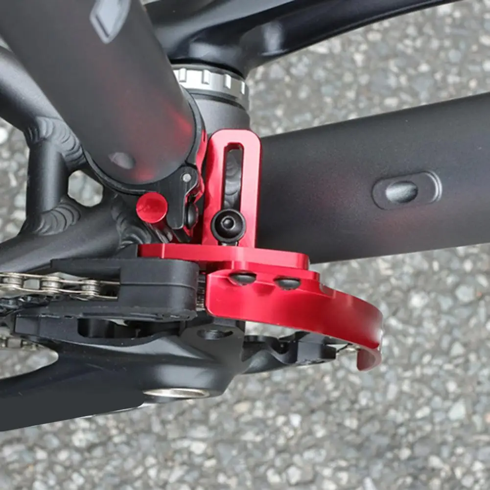 

Aluminum Alloy Bike Chain Guard Front Derailleur Conversion Mount For 31.8mm Diameter Round Seatposts Chain Guard