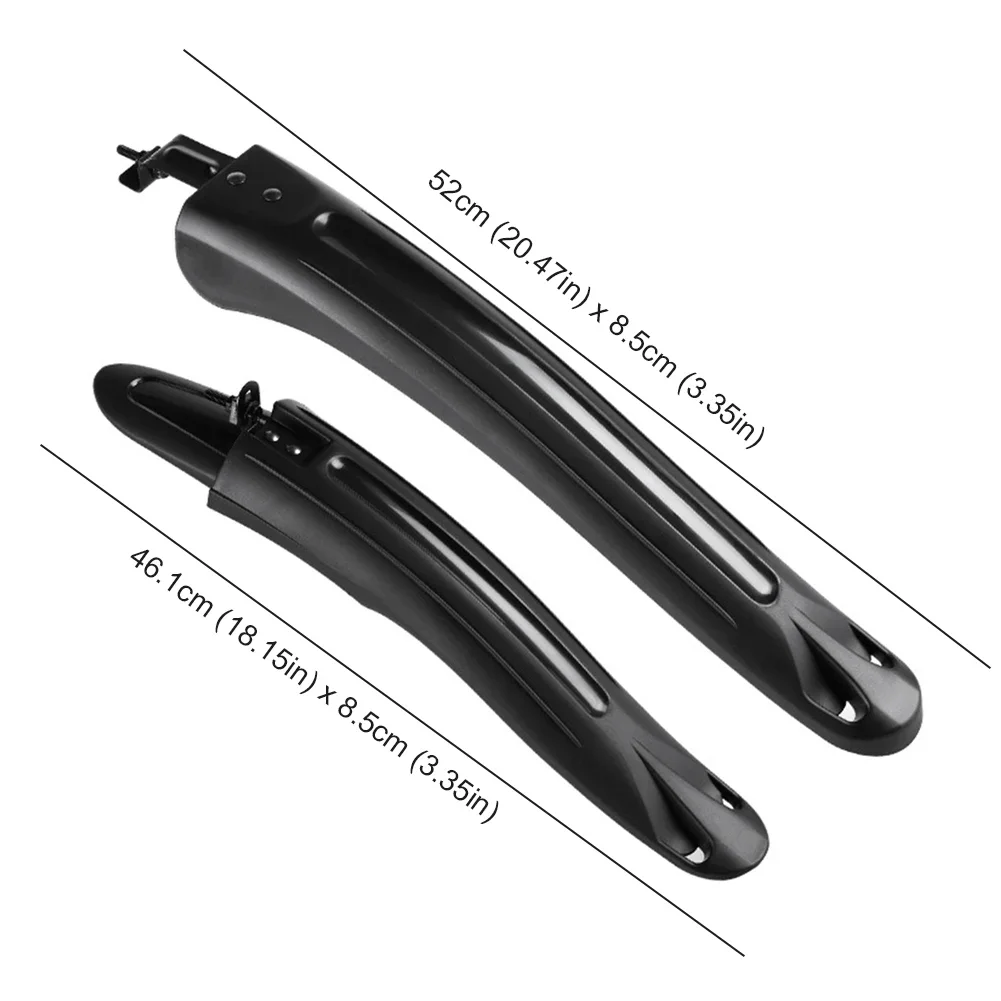 2pcs Bicycle Fender PP Soft Plastic For MTB 26-29inch Universal Mudguard Widen Mud Protector Bike Splash Protection Accessory view 3