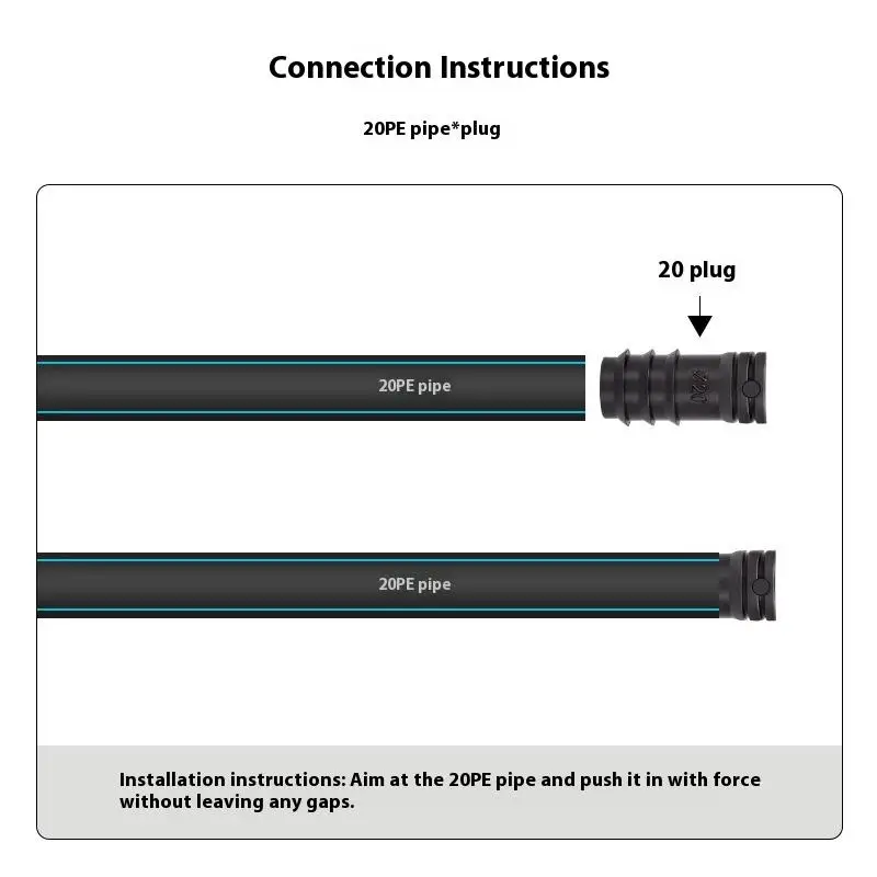 

10/20 шт. садовый шланг 16 мм, наконечник шланга, водяное уплотнение, пластиковая застежка шланга, пробка для орошения, фитинги для капельного орошения