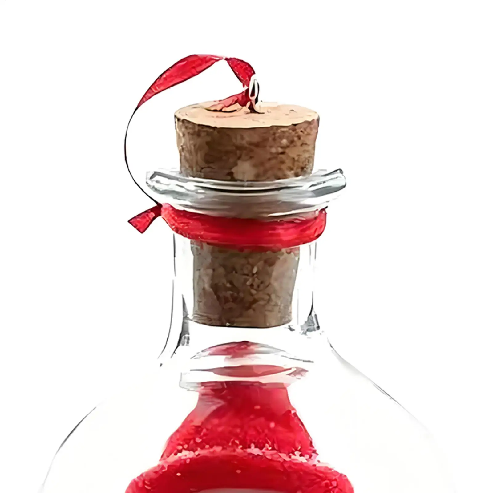 

Christmas Memory Bottle Christmas Decorations Recordable Keepsake Bottle Tree Ornaments for Family Friends Collectors Party