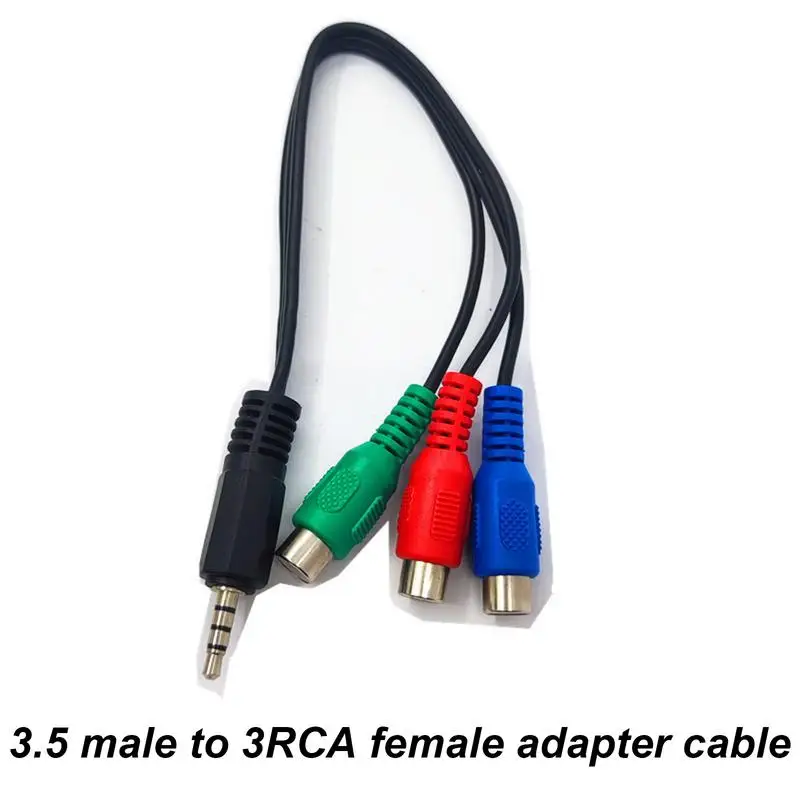 Triple Av Video Cable Excellent Sound Quality Av Video Cable Soft Audio Video Cable with Pure Audio Signal Transmission for TV