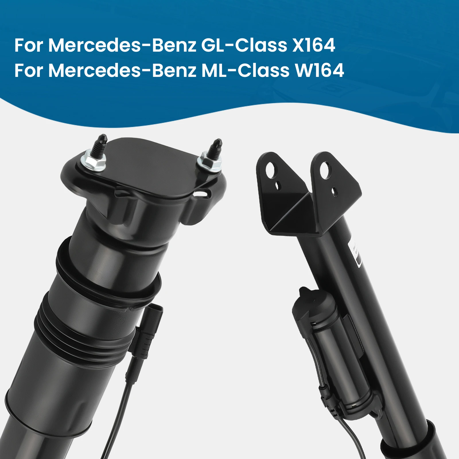 Pair ADS Rear Shock Absorber for Mercedes GL X164 ML W164 1643203031 1643202731