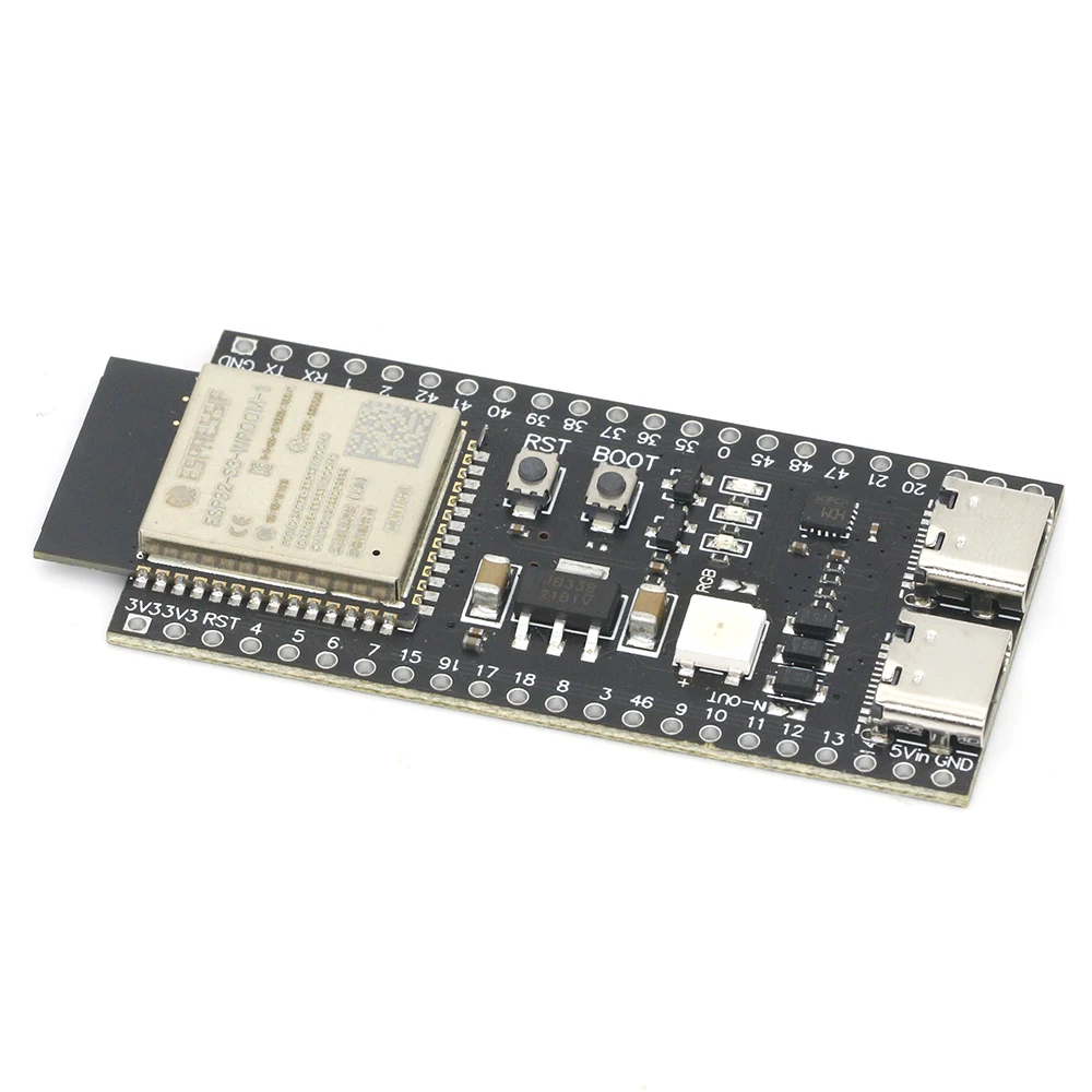 ESP32 / ESP32-S3 WiFi+Bluetooth Internet Of Things Dual Type-C Development Board Core Board ESP32-S3-DevKit C N16R8