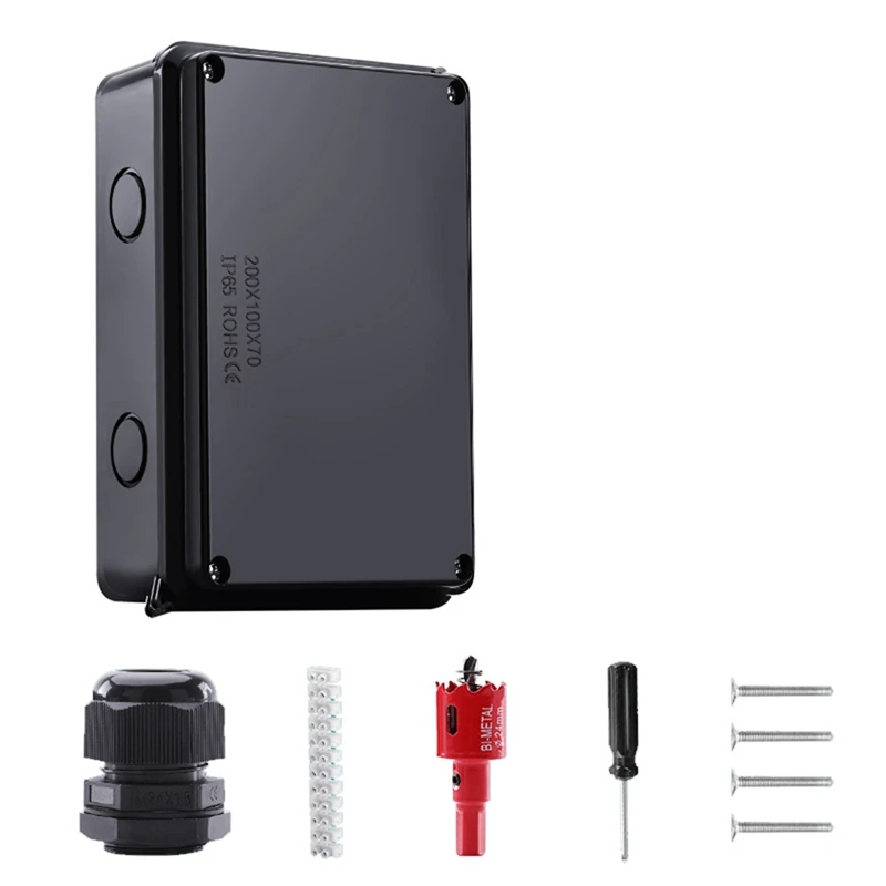 

ABS Waterproof Junction Box Outdoor Terminal Box Plastic Power Seal Box General Electrical Engineering Enclosure