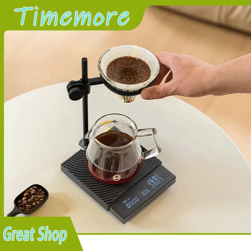 

IN Stock Timemore Black Mirror Duo Smart Coffee Electronic Scale Double Measurement Weighing High Precision Pour Coffee Scale