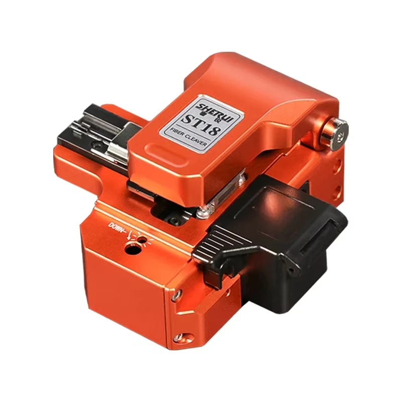 ST18 Fiber Optic Cleaver Tools Optic Fiber Cutter Fiber Knife Auto Blade Return Automatic One Step Opticfiber Cutting