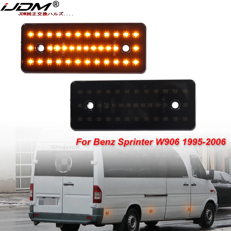 

iJDM Side Marker Clearance Lights For Benz Sprinter W901 902 903 904 905 Classic W909 For VW LT 1996-2006 Amber Turn Signals
