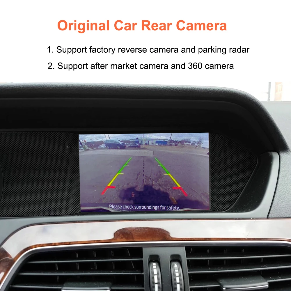 Bonroad Wireless Carplay Android Auto Decoder Box For Mercedes Benz A B C E Class CLA GLA GLK SLK CLS ML GL NTG4.5 System Module – Detail 9