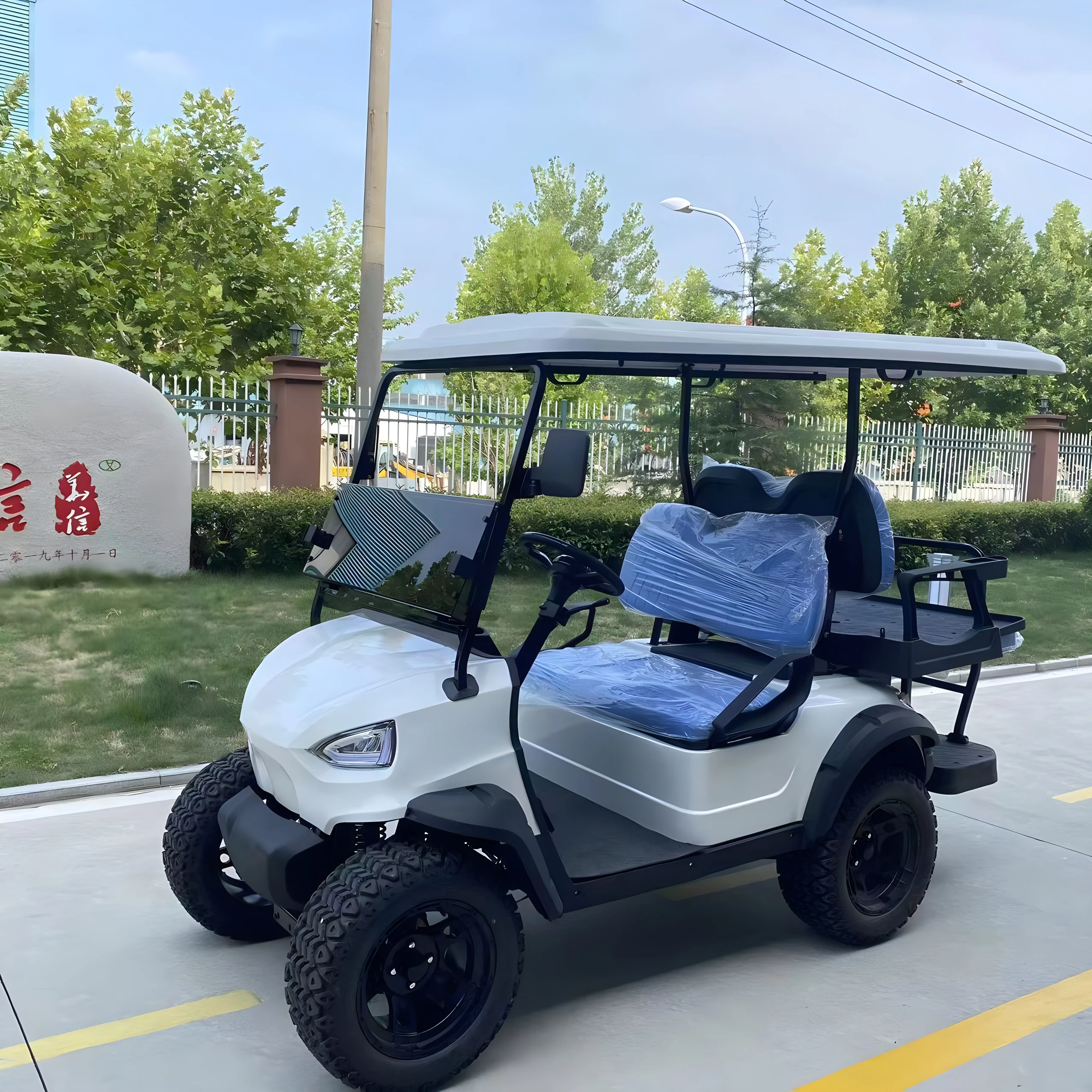 2024 Star Street Legitimate Golf Club Car Hunting High Four Wheel Car Precedent 48V Golf Cart