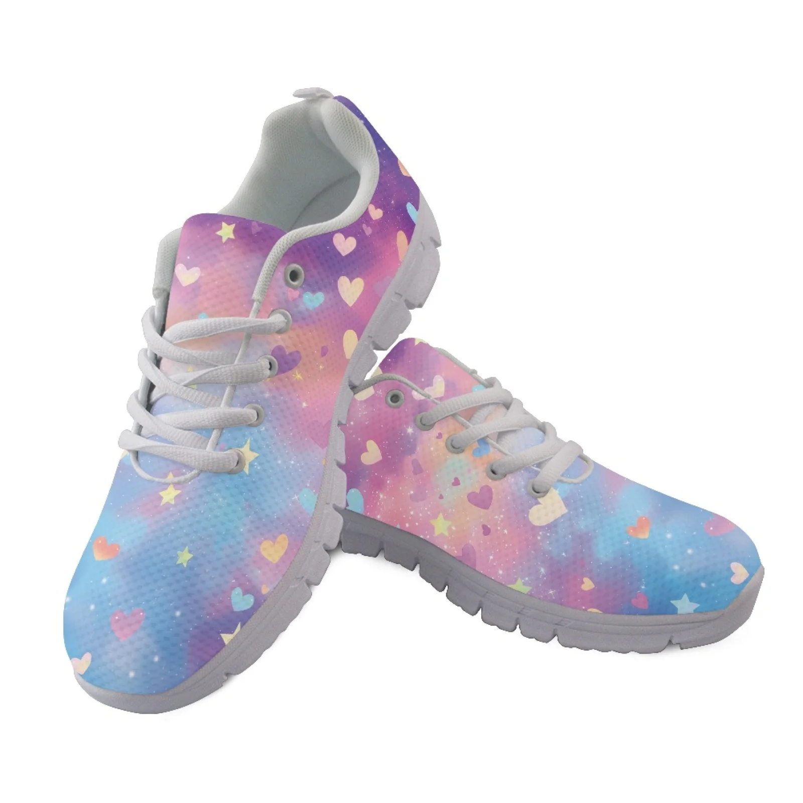 Coloranimal Panda Rose Print Mens Sports Tennis Shoes Lace Up Low Top Women Running Walking Shoes for Outdoor