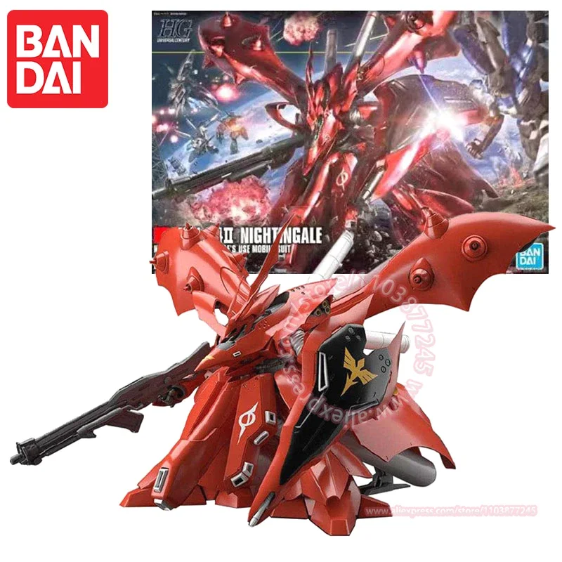 BANDAI MSN-04-2 NIGHTINGALE HGUC 1/144 Assembled Model Animation Peripheral Birthday Gift Ornaments Decorative Action Figures