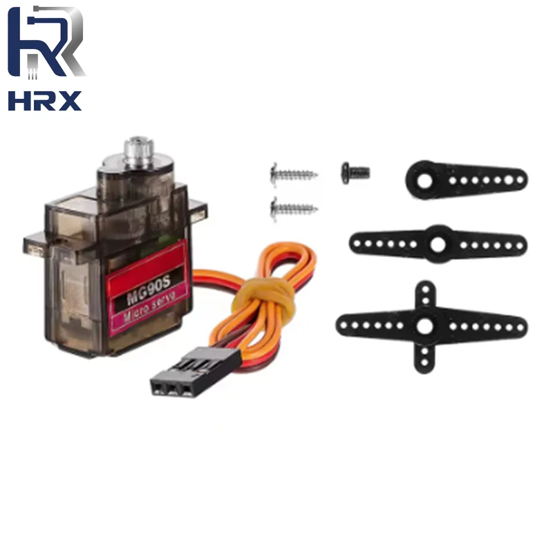 1-10PCS MG90S Micro Servo Motor Metal Gear Analog RC Servomotor 180 Degree For Mini Car Airplane Helicopter Arduino Robot