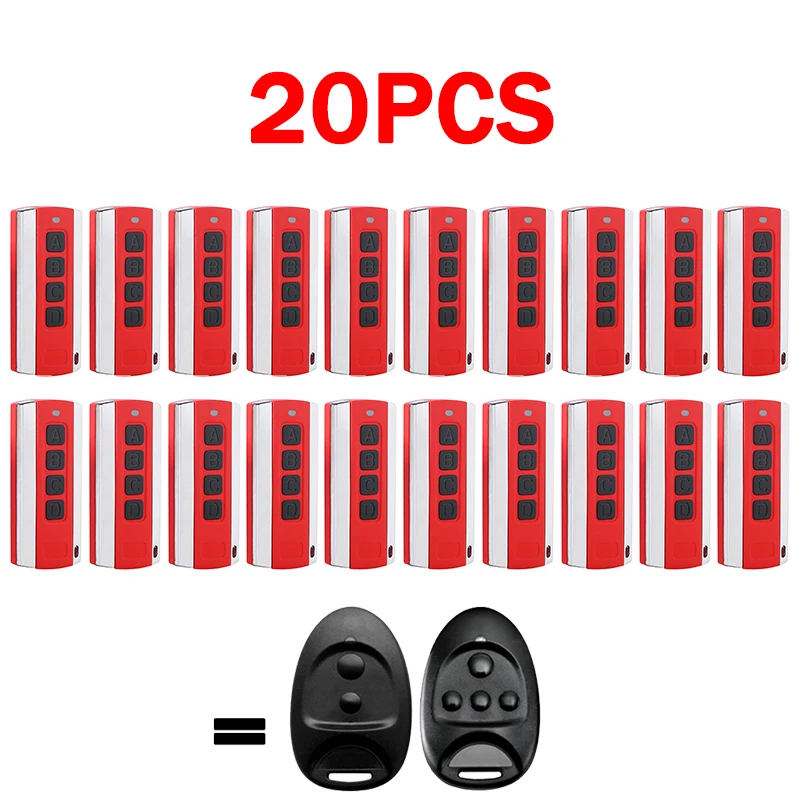 

20PCS SPACE SP4 SP2 Remote Control Gate / Garage Door Opener Remote Control / Electric Gate Control 433 MHz