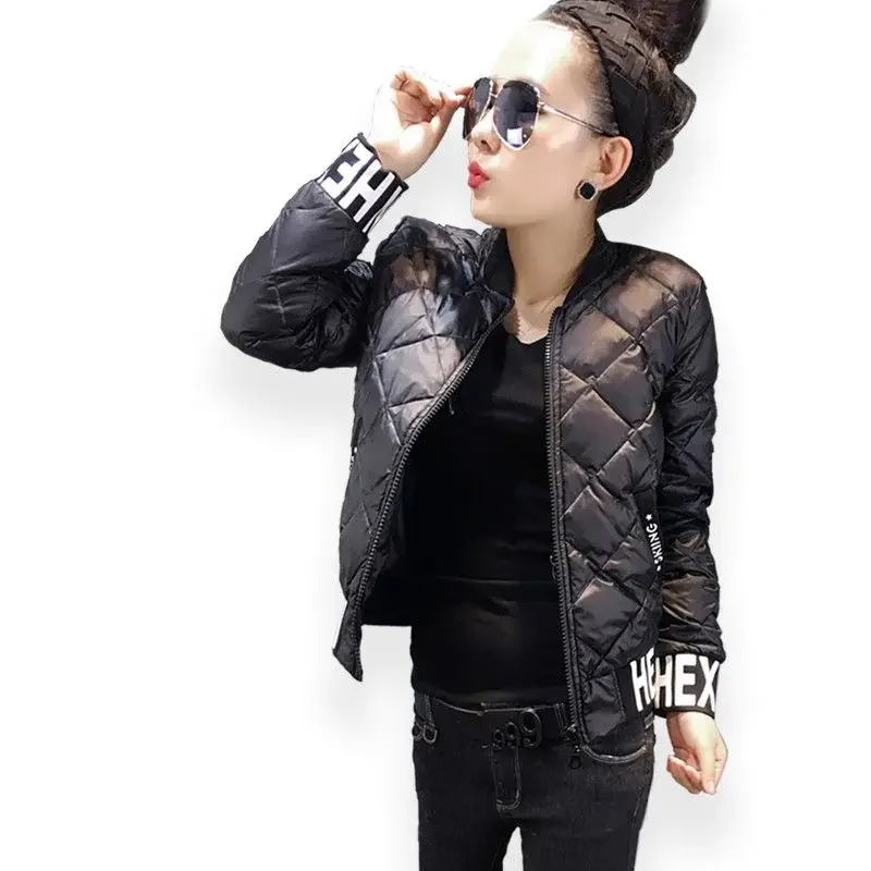 New Winter Women\'s Cold Coat Parkas Short Padded Jacket Bomber Jacket Light Cotton Clothes Korean Fashion Cheap Wholesale