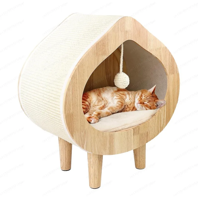 

Luxury Cat Cave Bed Pet Furniture Sustainable Cat House Home Art Animal Patterns