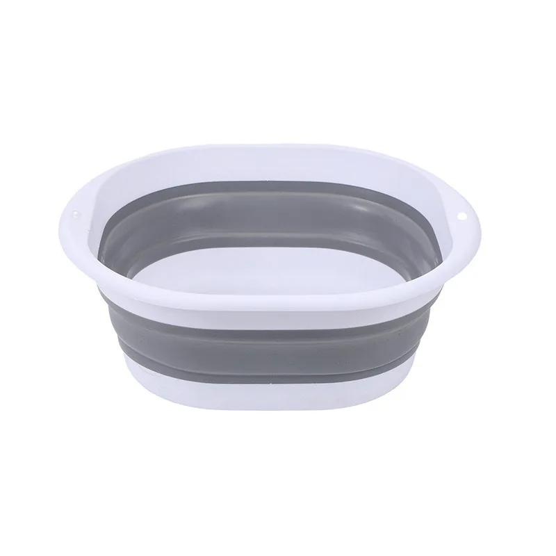 1pc Collapsible Foot Bath Basin For Soaking Feet Thickened PlasticBucket Ultifunction Collapsible Feet Soak Tub Foldable Laundry