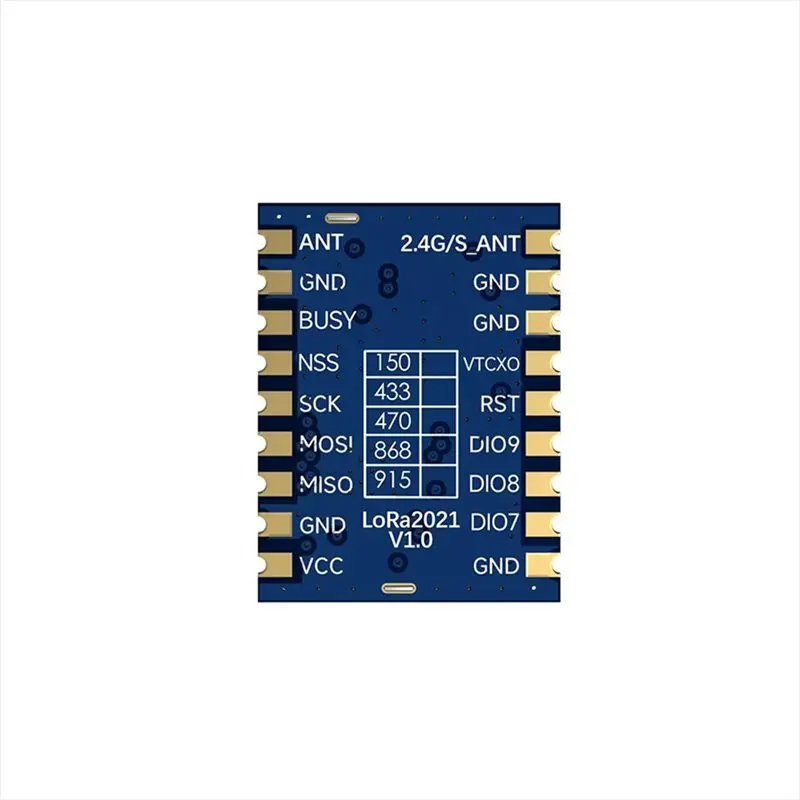 AT82-LORA2021 Sub-Ghz 915Mhz Lora Module, S-Band 2.4Ghz, LR-FHSS, Rttof Ranging, 2.6Mbps, For Lorawan