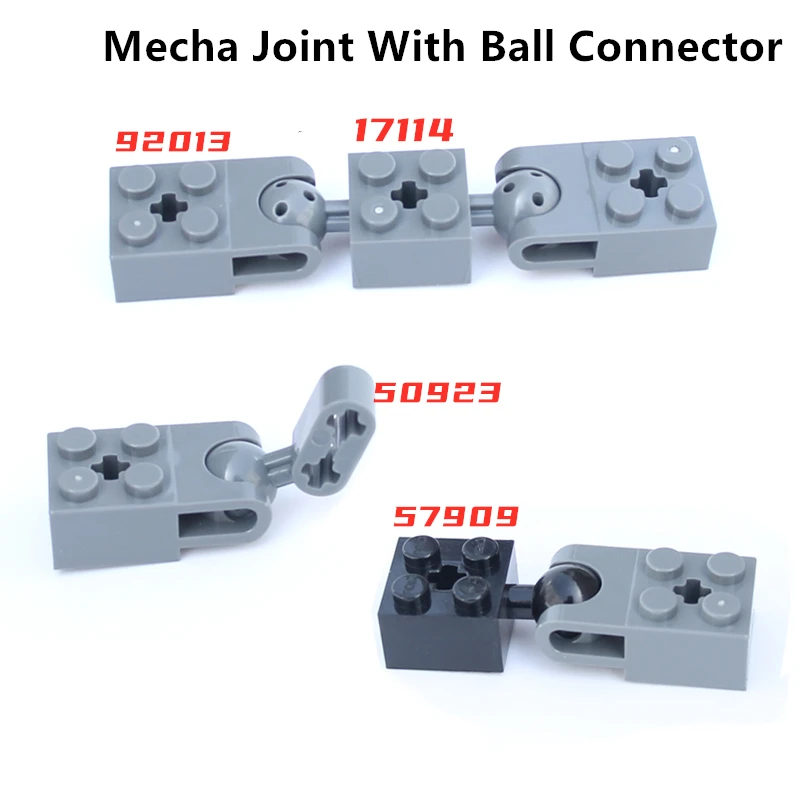 Technical MOC Joint Parts With Ball Connector Compatible with 92013 57909 17114 64276 93571 90608 Building Blocks Bricks Kid Toy