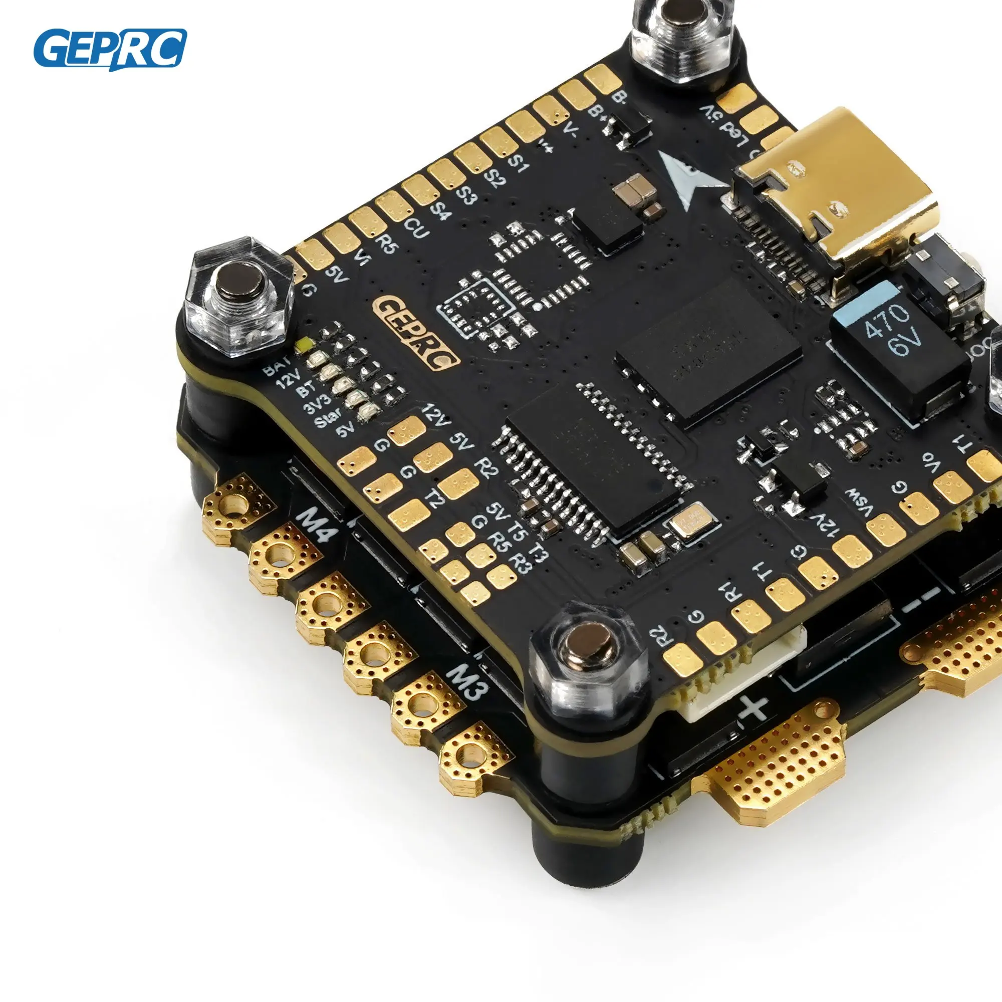 GEPRC SPAN F722-BT-HD V2 Stack Flight Controller Stack F7 BL32 50A 96K 4IN1 ESC SUPPORT BLUETOOTH PARAMETER TUNING for RC Drone