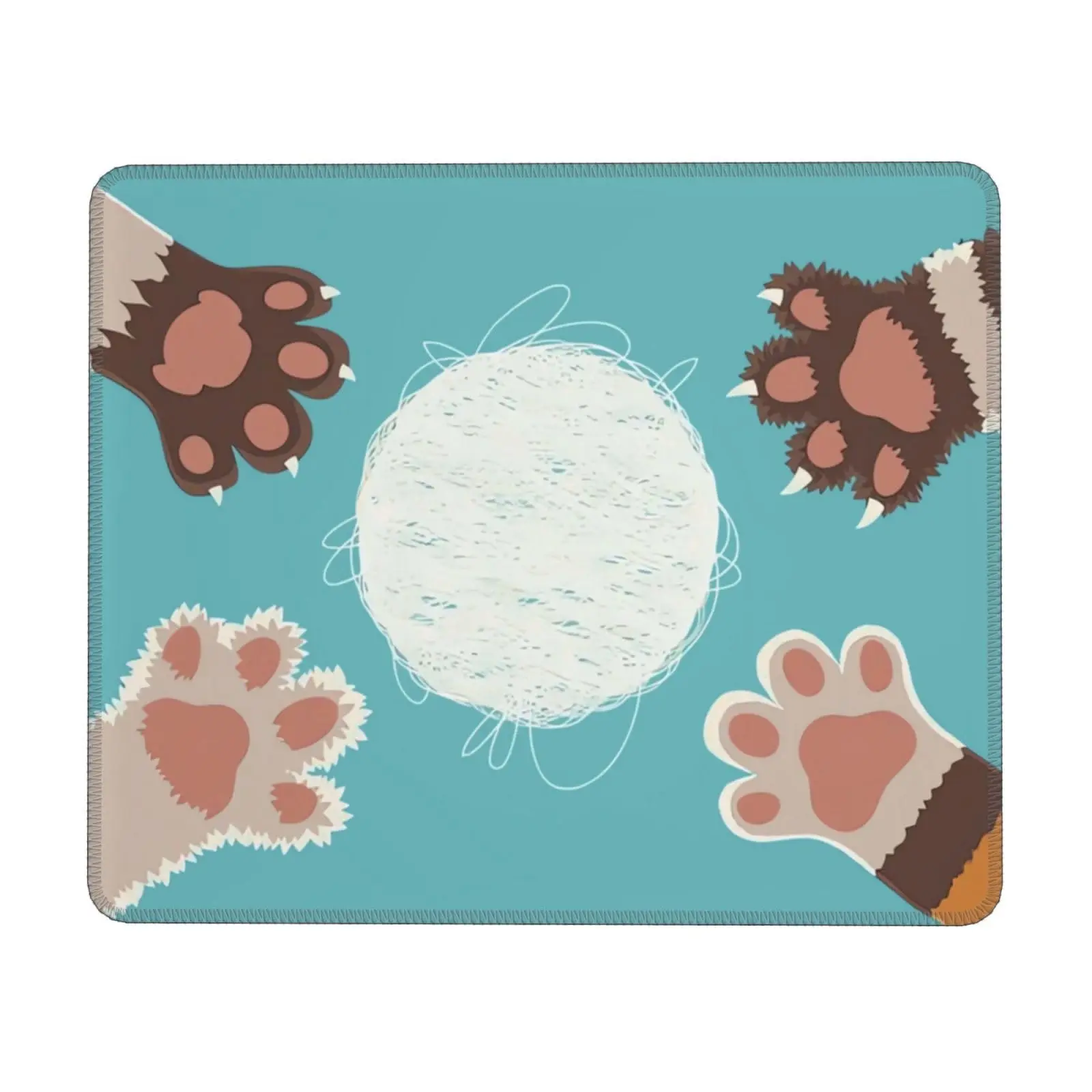 Hot-Selling Cute Animals Kawaii Printing Square Mouse Pads Lock Edge Gaming Mouse Mat Keyboard Mats Desk Pad 30x25cm