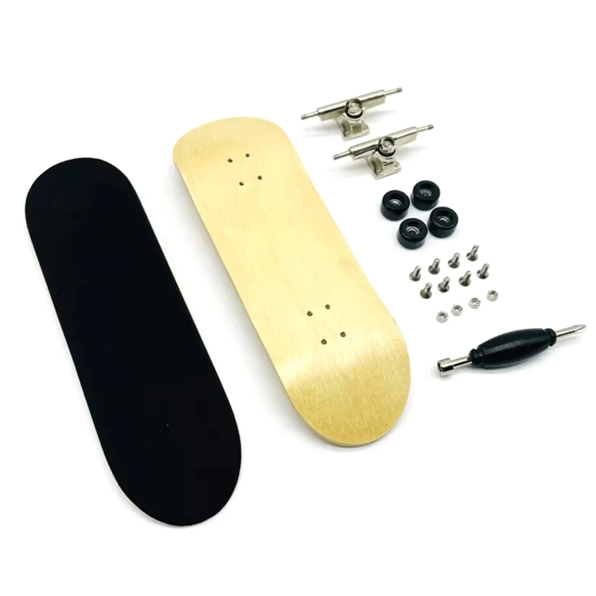 A03R Mini Finger Skateboard Fingerboard Colourful Skatepark Maple Double Rocker Sport Bearings and Palm Slide Board