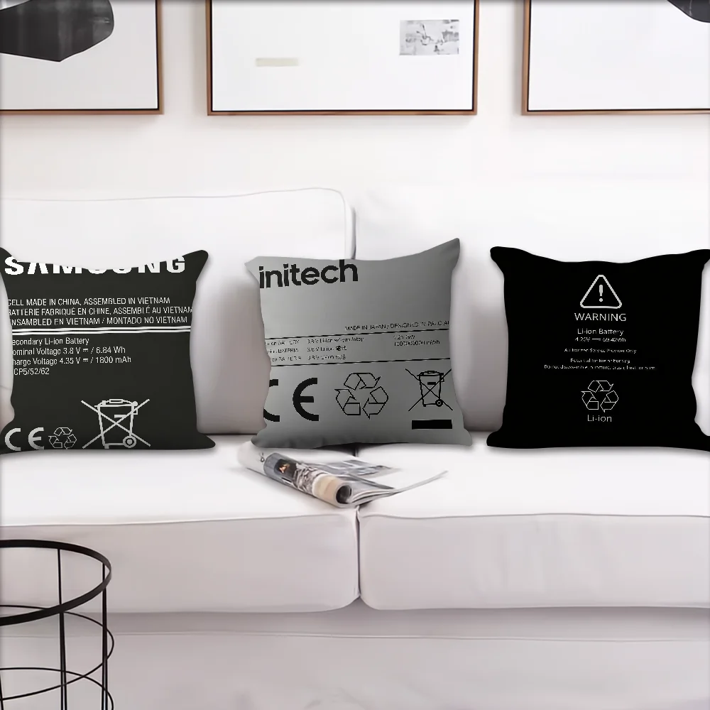 cushion Premium cover Sofa Living Room Bedroom Headboard Backrest Cushion Square S-Swollen Cushion Nap Time Pillow Battery Case