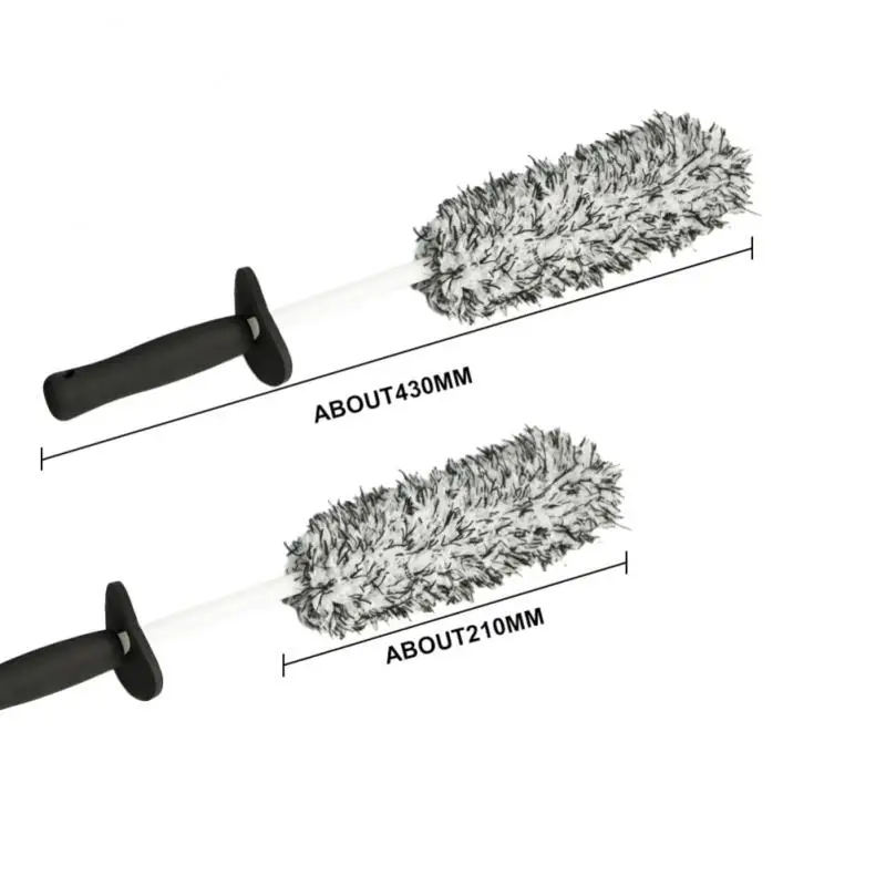 

Щетка для мойки автомобиля, щетка из микрофибры для колес, нескользящая ручка, Легкая очистка диска, спицы, колесный бочонок, автомобильные аксессуары