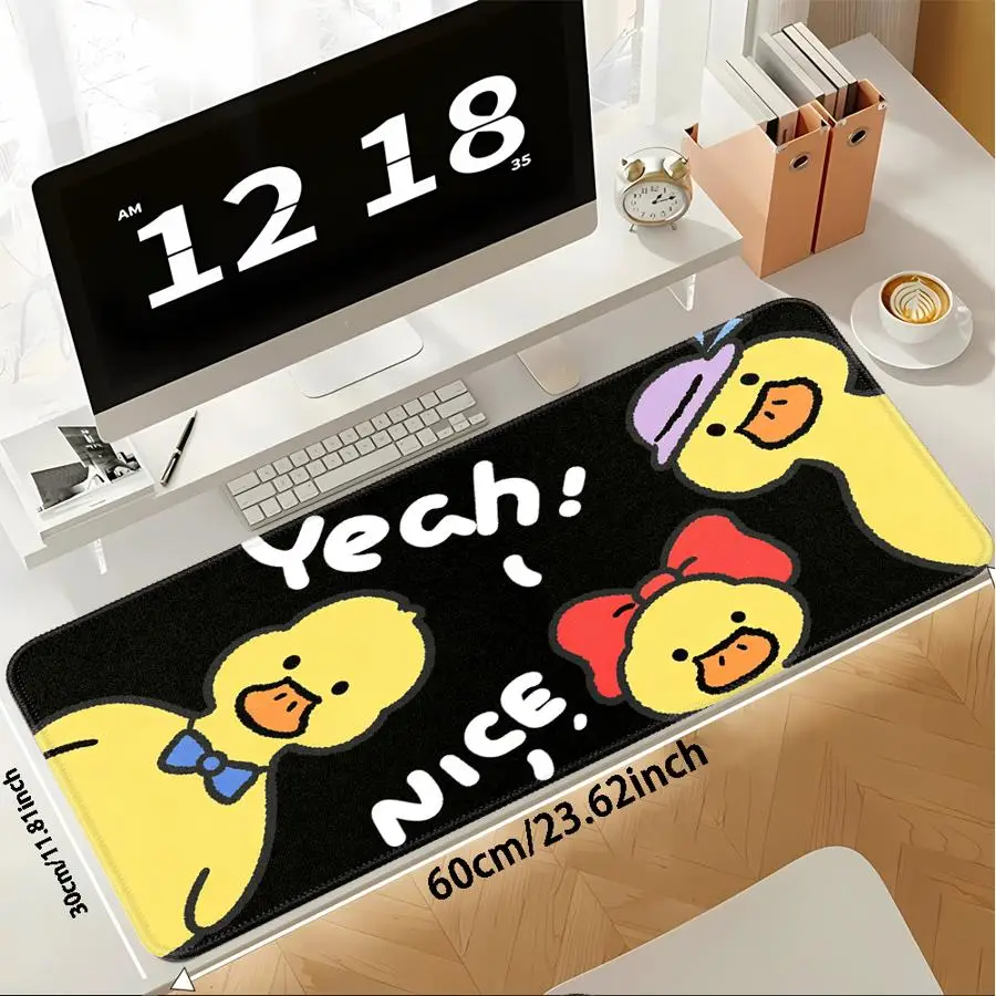 

Fun Duck Mouse Pad Computer Laptop Pad office Pad Keyboard Mouse Pad Game Console Pad Desk accessories overlock