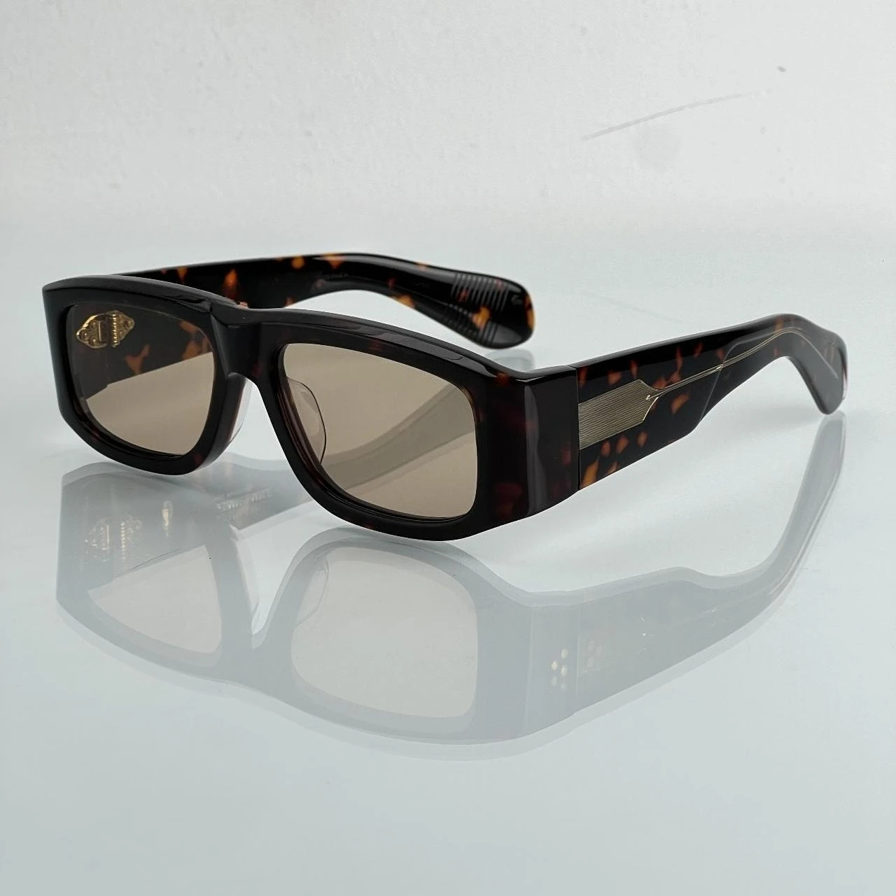 Fashion Light Luxury Handcrafted Acetate Sunglasses Men Women UV400 Protection Outdoor Driving Shades With Box