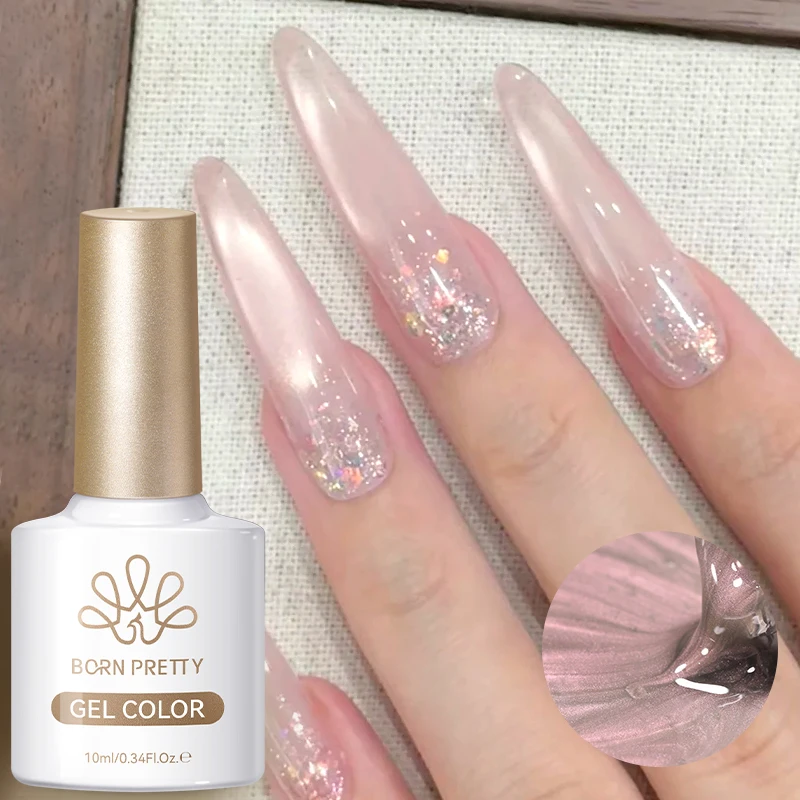 BORN PRETTY 10 ml Water Light Cat Magnetic Gel Ultra Shine Semi Permanent Soak Off UV Gel Maniküre Nail Art Lack