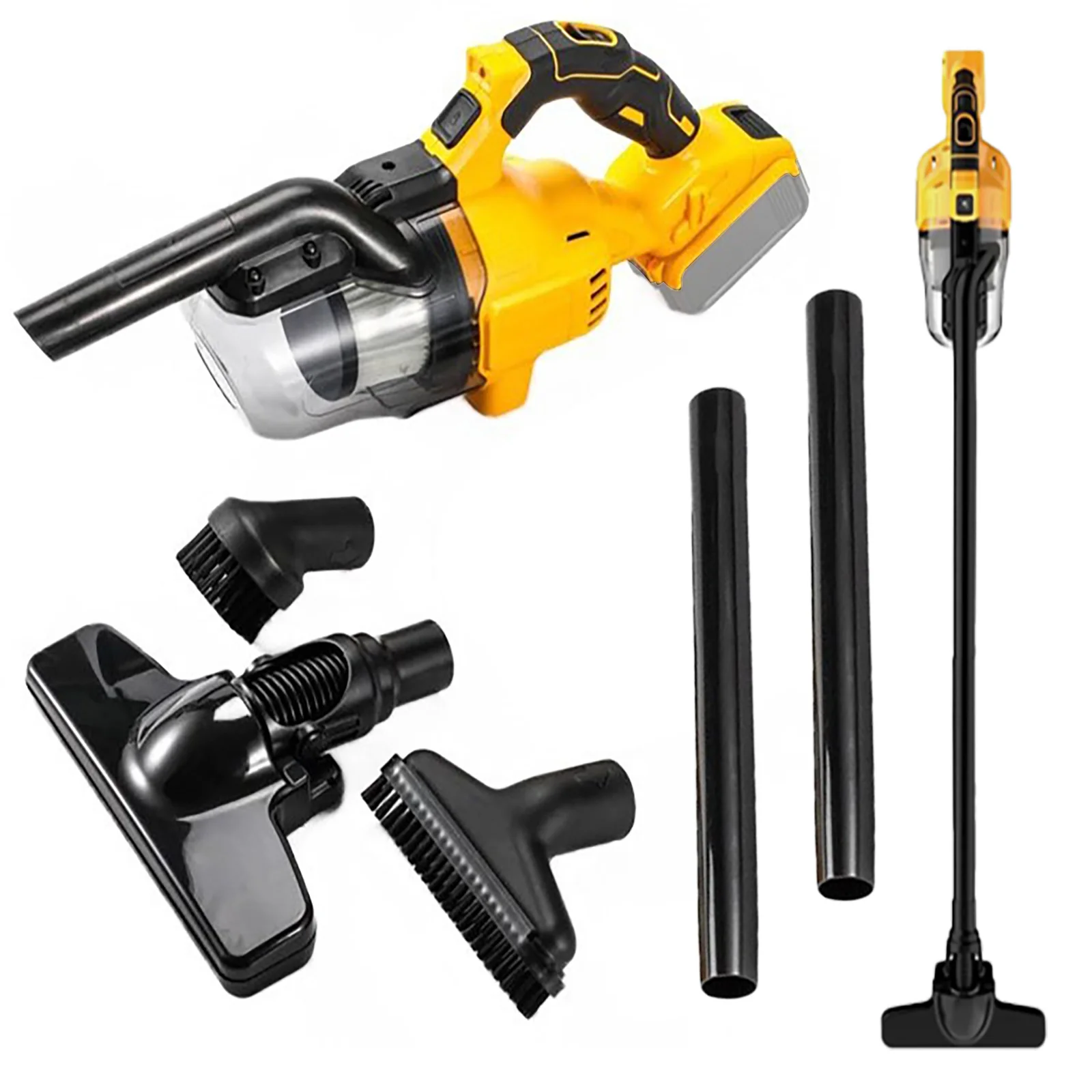 Akku-Staubsauger, industrielle Konstruktion, trockener Haushalts-Handstaubsauger, wiederaufladbare Elektrowerkzeuge für DeWalt 20 V Akku