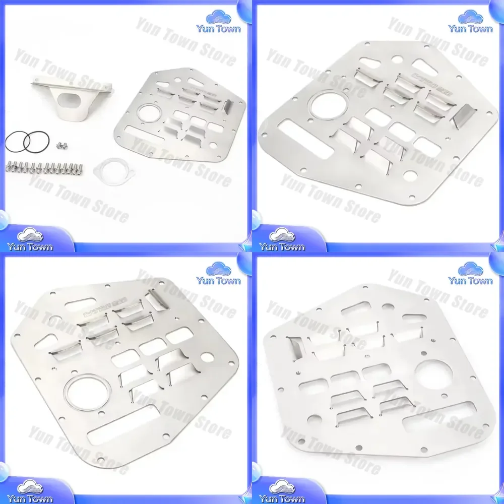 for GT86 BRZ FA20 2.0L engine oil pan baffle plate racing 3mm thick stainless steel protective installation bracket kit car