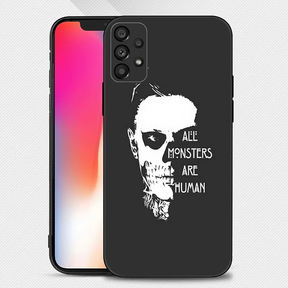 AHS American Horror Story Phone Case For Samsung Galaxy S22 S23 Ultra S21 S20 FE Plus Note 20 Soft Cover