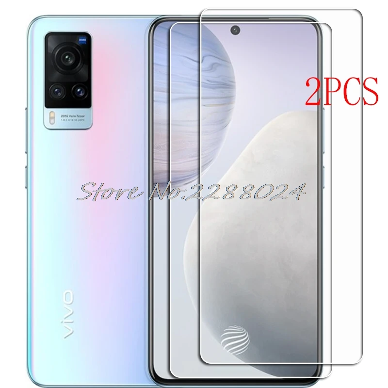 2PCS FOR Vivo X60 5G High HD Tempered Glass Protective On  VivoX60  V2046A Screen Protector Film