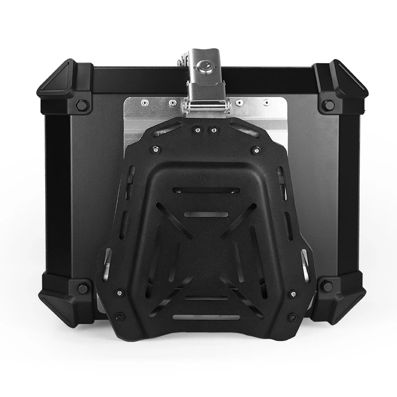 

35 L Black Moto Aluminium Top Boxes Motorcycle Tail Box Small