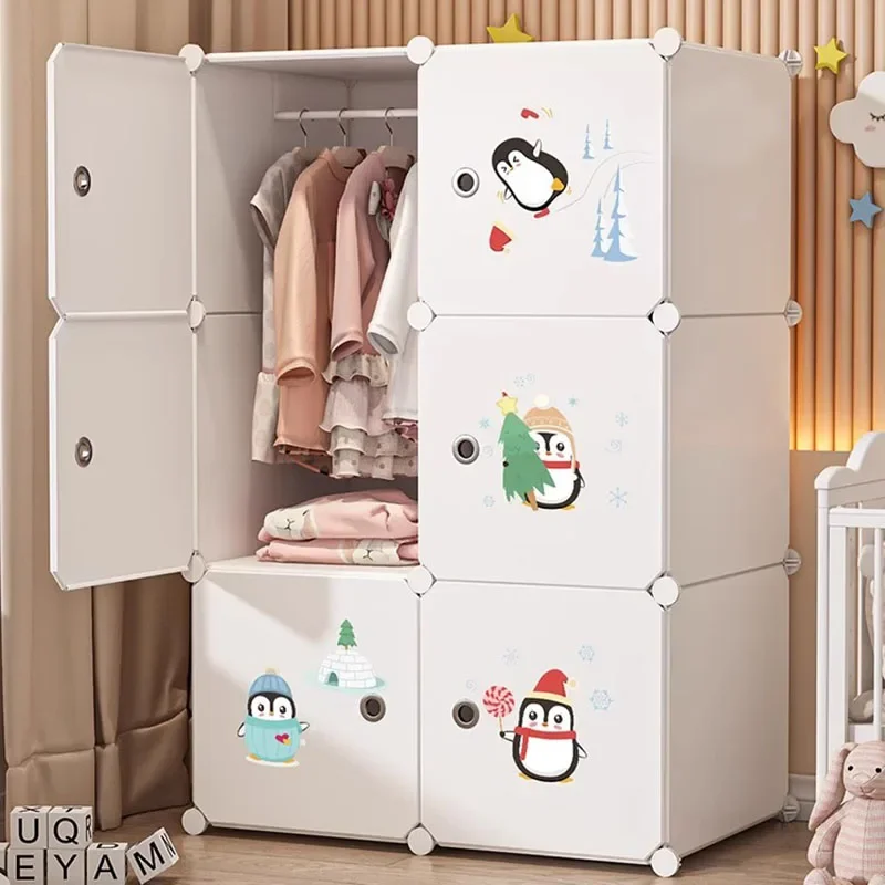 Simple Wardrobe Partitions Storage Organizer Bedroom Closet Portable Display Cheap Small Garden Armario Lounge Suite Furniture