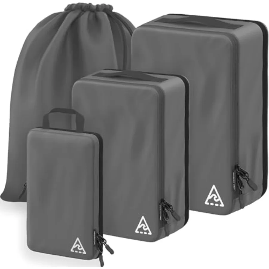 

Набор из 4-х роскошных компрессионных упаковочных сумок для путешествий: Максимизация пространства в багаже с технологией HybridMax Double-City Design, 50 л.