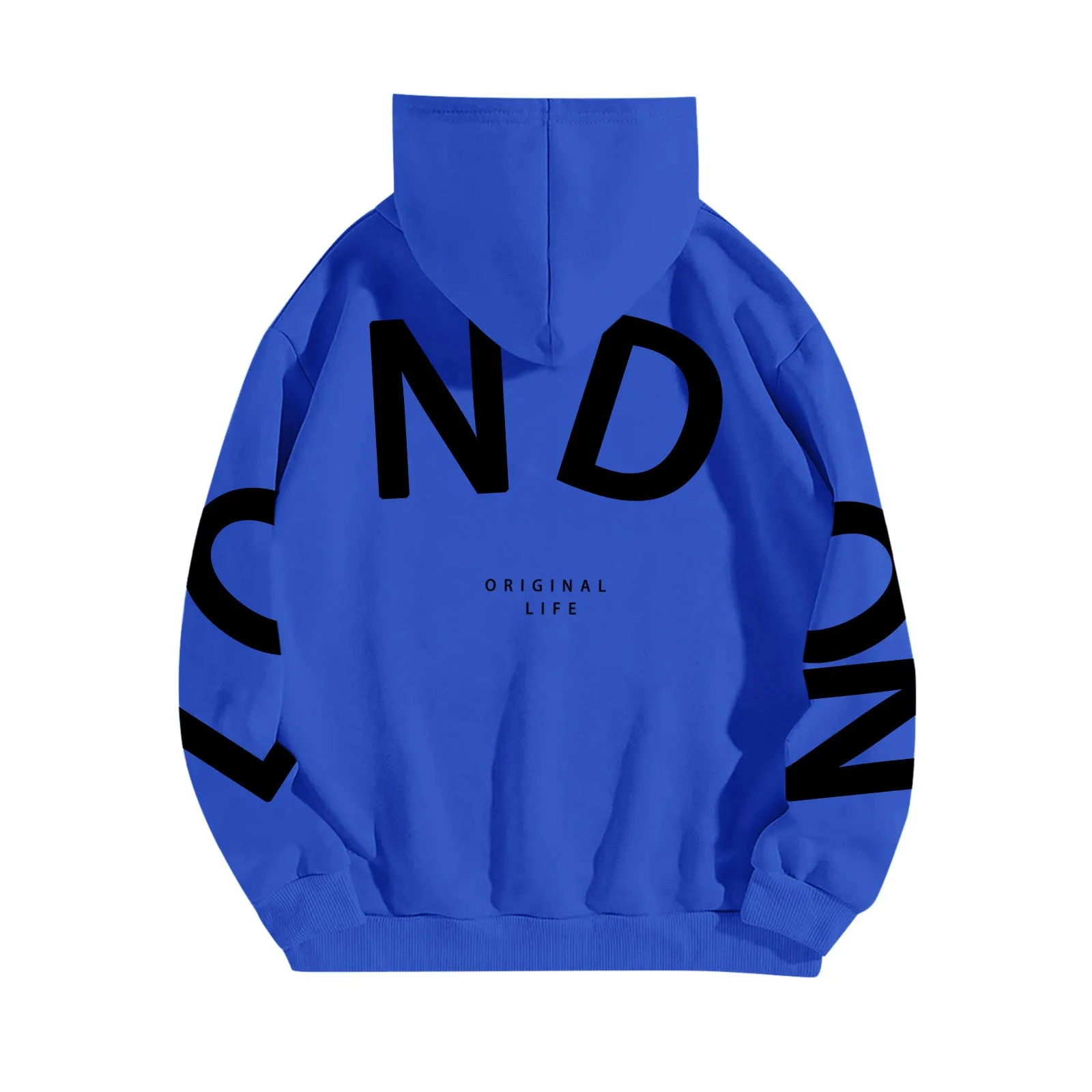 Women\'s Casual Letter-Printed Hoodie 2024 Autumn and Winter Hooded Long-Sleeved Thermal Hoodie Loose Casual Top For Women