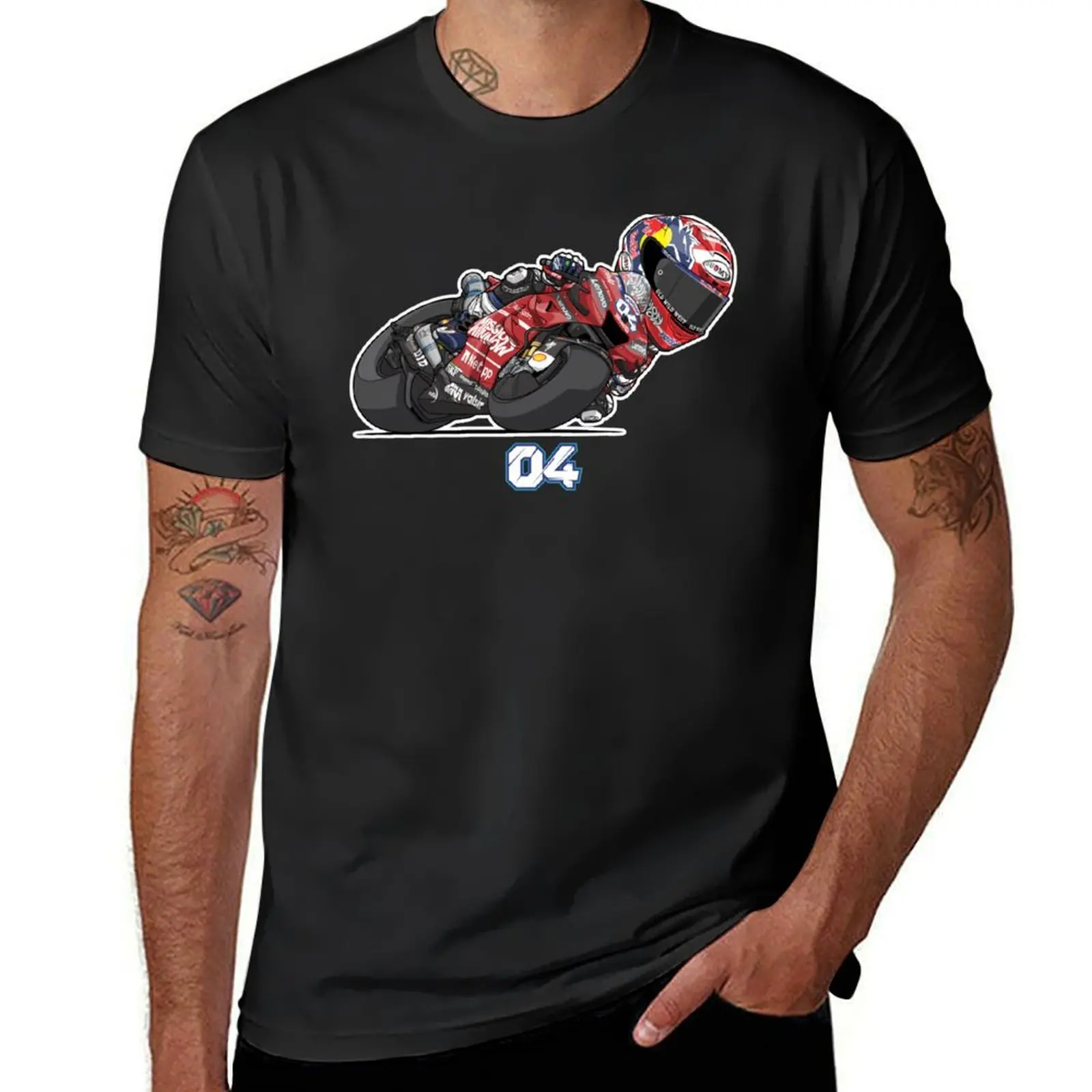 ANDREA DOVIZIOSO V - 2 T-Shirt sports fans oversizeds plain white t shirts men