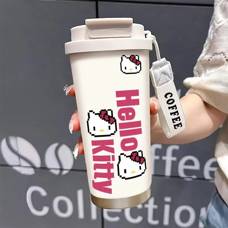 25Styles Cute Winter Thermos Cuplarge Capacity Cartoon Kawaii Stainless Steel Thermos Creative Anime Movie Portable WatercupGift