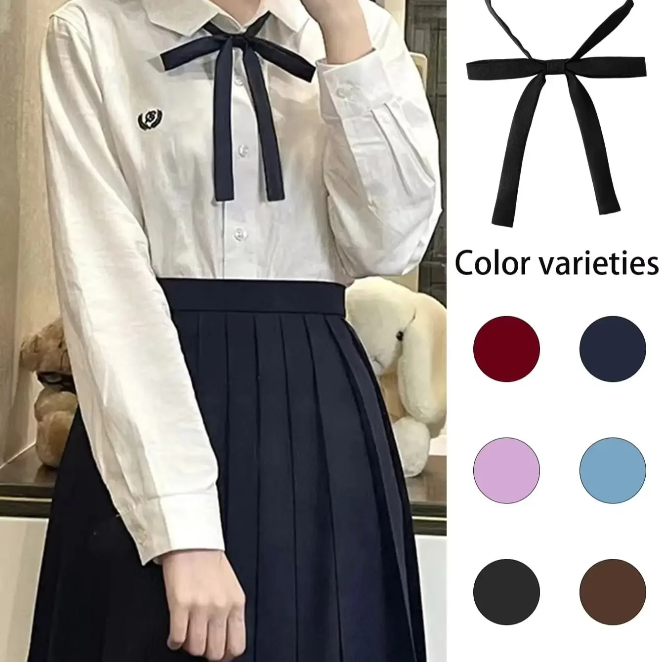 Pajarita De Moda Para Mujer، Famil Japonés Jk، Uniforme Escolar Para Niñas، Pajarita Para Niñas، كوسبلاي كورانو، Corbatas De m