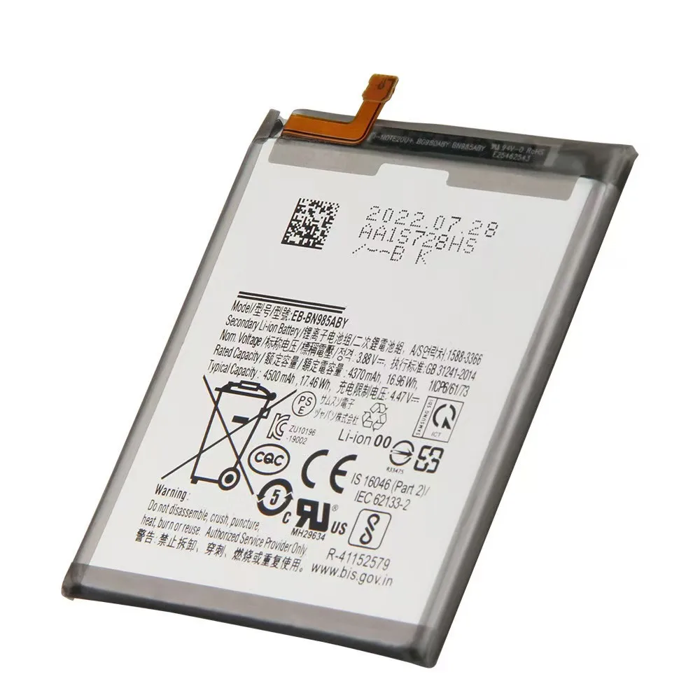 For Samsung Galaxy note20Ulrta EB-BN985ABY Original Battery,Mobile Phone Battery Replacement,Repair Parts,Free Tools