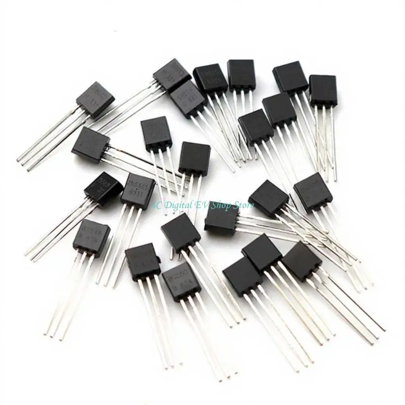 E74D 480 Pack Transistor Collection 24 Models TO 92 Package Storage Box for Hobby Use