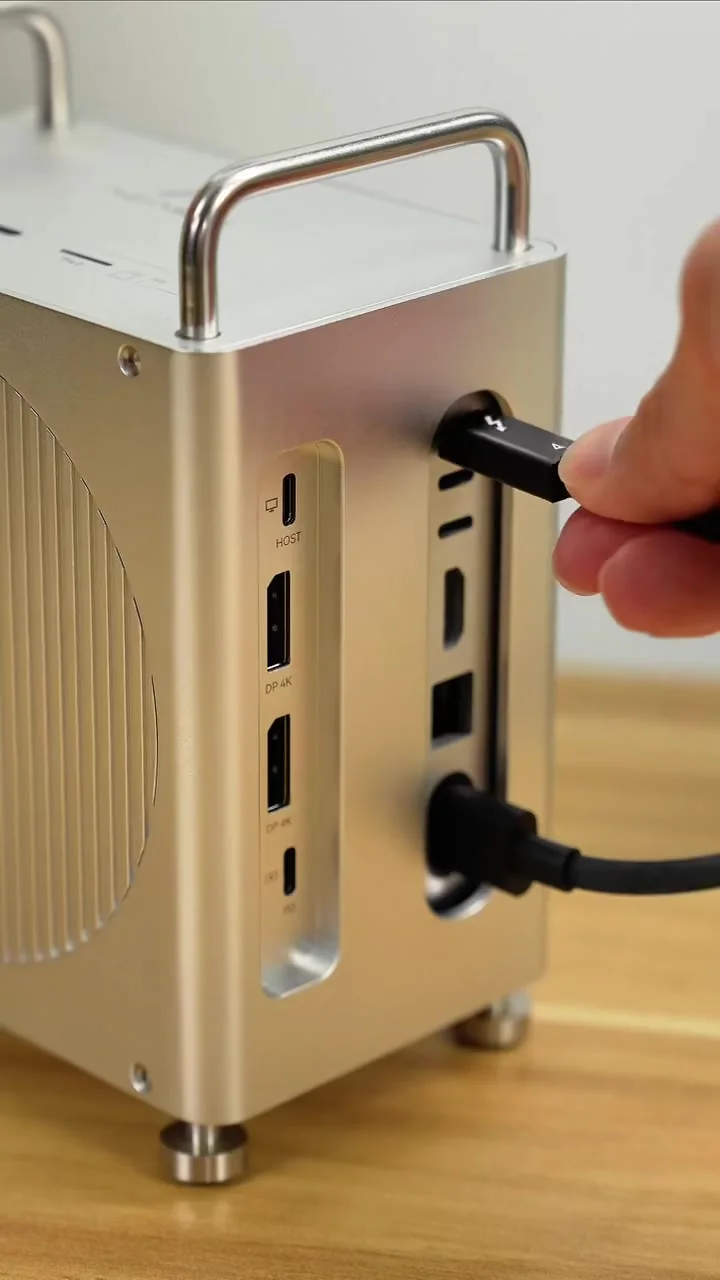 Acasis USB-C 40Gbps ドッキングステーション＆デュアルベイM.2 NVME