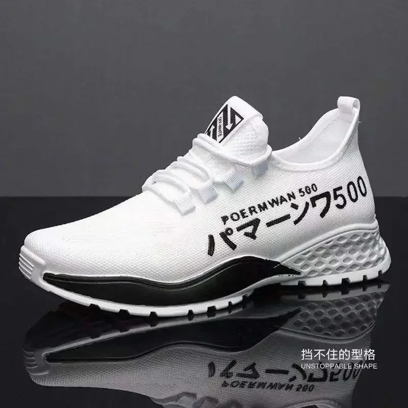 Male Sneakers Fashion Casual Shoes Light Soft Breathable Vulcanize Shoes Men Trend Lightweight Tennis Shoes Men Running Sneakers